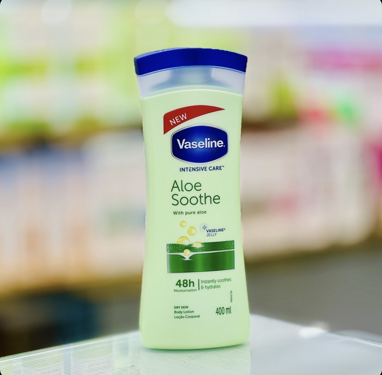 لوسیون بدن وازلین مدلAloe soothe